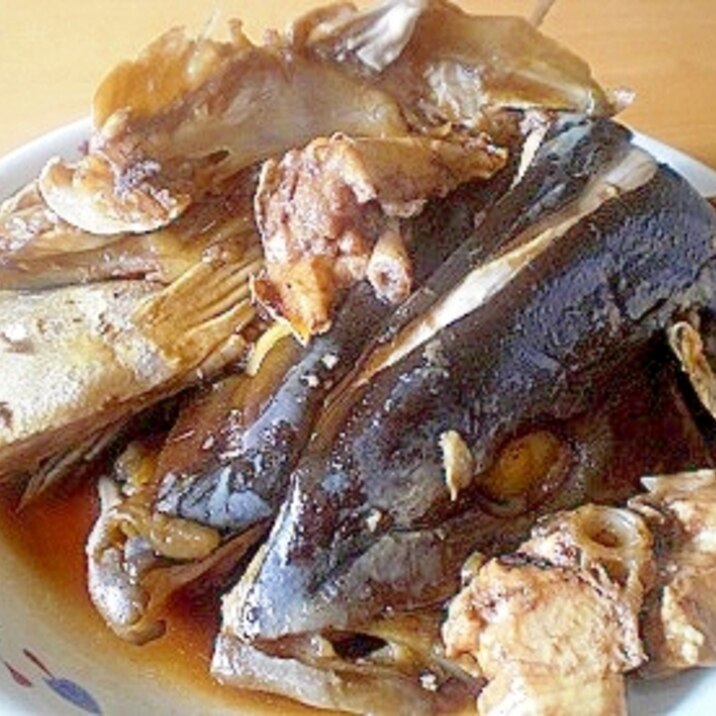 黒糖でこっくり カンパチの頭のアラ炊き レシピ 作り方 By ひろりん１１０６ 楽天レシピ